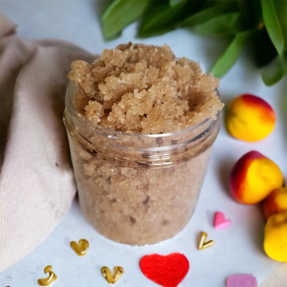 Sugar Scrub Peach Mango Bellini Luxurious Hydration Orchid & Vine